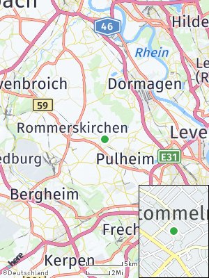 Here Map of Stommeln