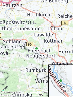 Here Map of Friedersdorf bei Löbau