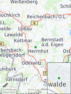 Here Map of Strahwalde