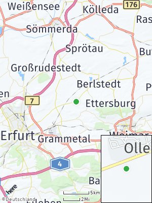 Here Map of Ollendorf bei Erfurt