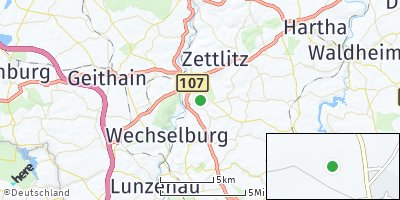 Google Map of Seelitz bei Rochlitz