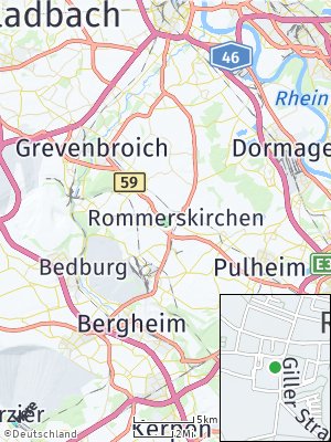 Here Map of Rommerskirchen