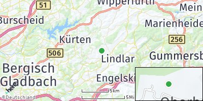 Google Map of Spich bei Lindlar