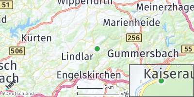 Google Map of Hagen bei Gimborn