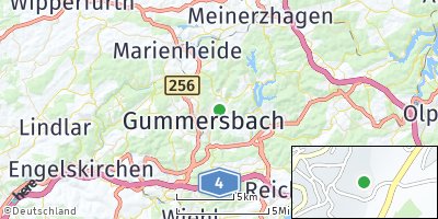 Google Map of Becke bei Gummersbach