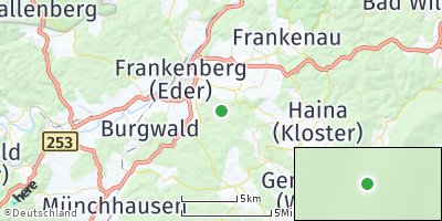 Google Map of Friedrichshausen