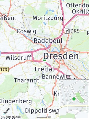 Here Map of Gorbitz-Süd