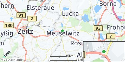 Google Map of Meuselwitz