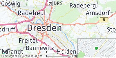 Google Map of Striesen-Süd