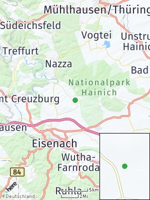 Here Map of Berka vor dem Hainich