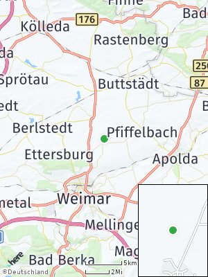 Here Map of Sachsenhausen bei Weimar