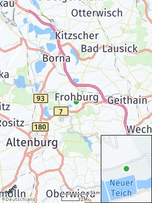 Here Map of Frohburg