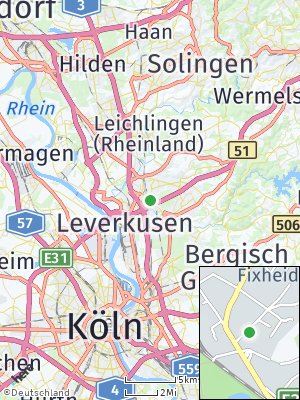 Here Map of Leverkusen