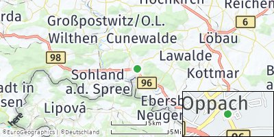 Google Map of Oppach