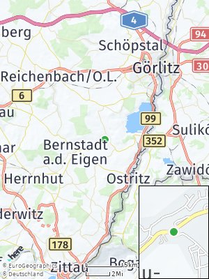 Here Map of Schönau-Berzdorf auf dem Eigen