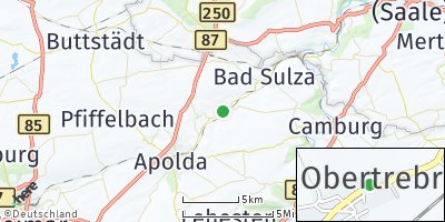 Google Map of Obertrebra