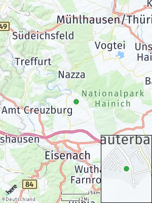 Here Map of Lauterbach bei Eisenach