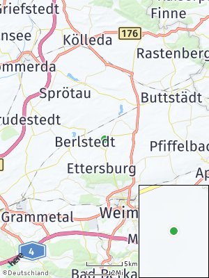 Here Map of Schwerstedt bei Weimar