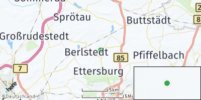 Google Map of Schwerstedt bei Weimar