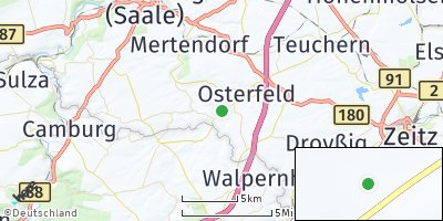 Google Map of Goldschau bei Zeitz