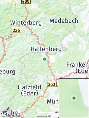 Here Map of Bromskirchen