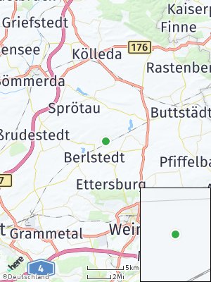 Here Map of Neumark bei Weimar