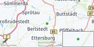Google Map of Krautheim bei Weimar