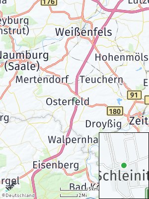 Here Map of Pretzsch bei Weißenfels