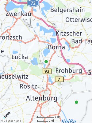 Here Map of Regis-Breitingen