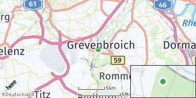 Google Map of Grevenbroich