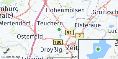 Google Map of Trebnitz bei Weißenfels