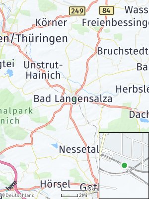 Here Map of Bad Langensalza