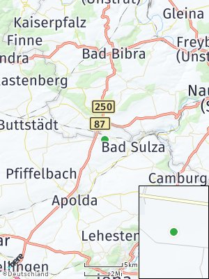 Here Map of Reisdorf bei Bad Sulza