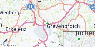 Google Map of Jüchen