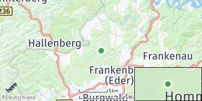 Google Map of Hommershausen
