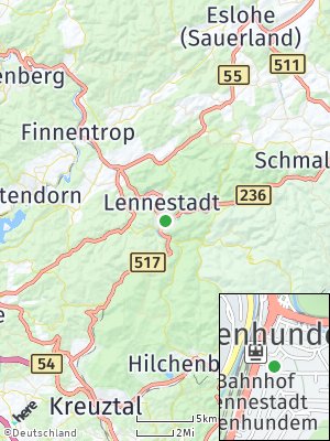 Here Map of Lennestadt