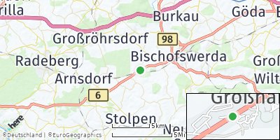 Google Map of Großharthau