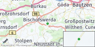 Google Map of Schmölln-Putzkau