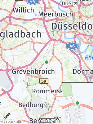 Here Map of Hülchrath