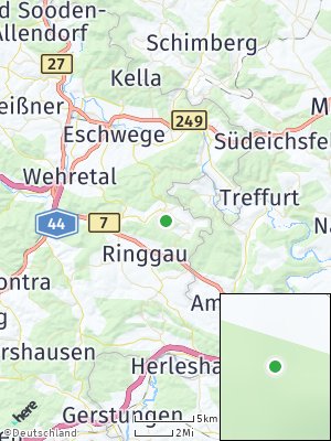 Here Map of Weißenborn bei Eschwege