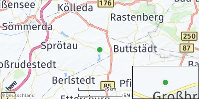 Google Map of Großbrembach