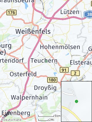 Here Map of Gröben bei Weißenfels