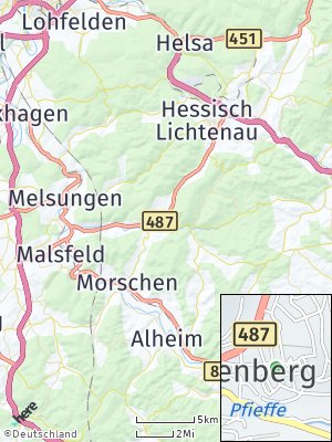 Here Map of Spangenberg