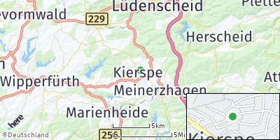 Google Map of Kierspe Bahnhof