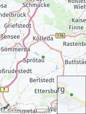 Here Map of Vogelsberg bei Sömmerda