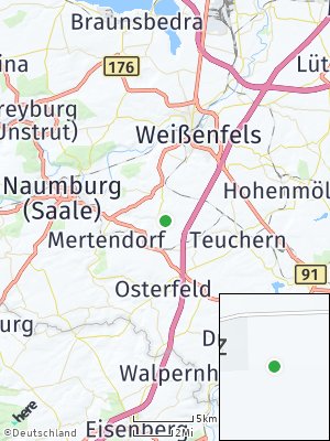 Here Map of Gröbitz bei Weißenfels
