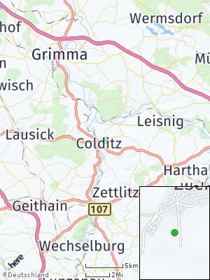 Here Map of Colditz