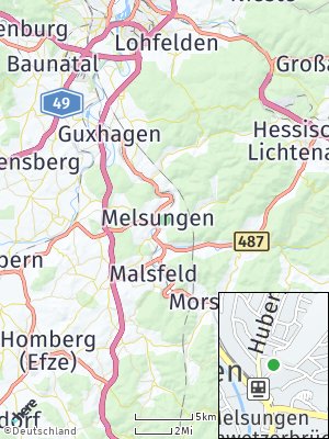 Here Map of Melsungen