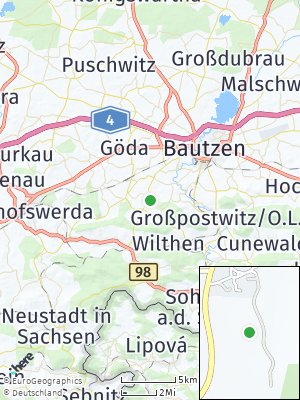 Here Map of Doberschau-Gaußig
