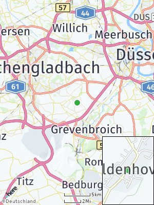 Here Map of Aldenhoven bei Neuss